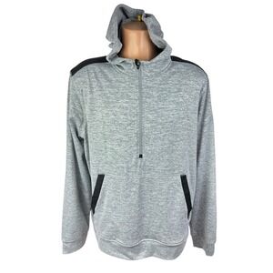 Scoor Mens XL Gray Hoodie Jacket Pullover Long Sleeve Polyester
